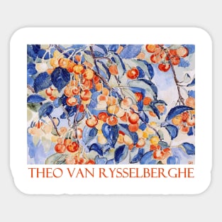 Cherries by Théo van Rysselberghe Sticker